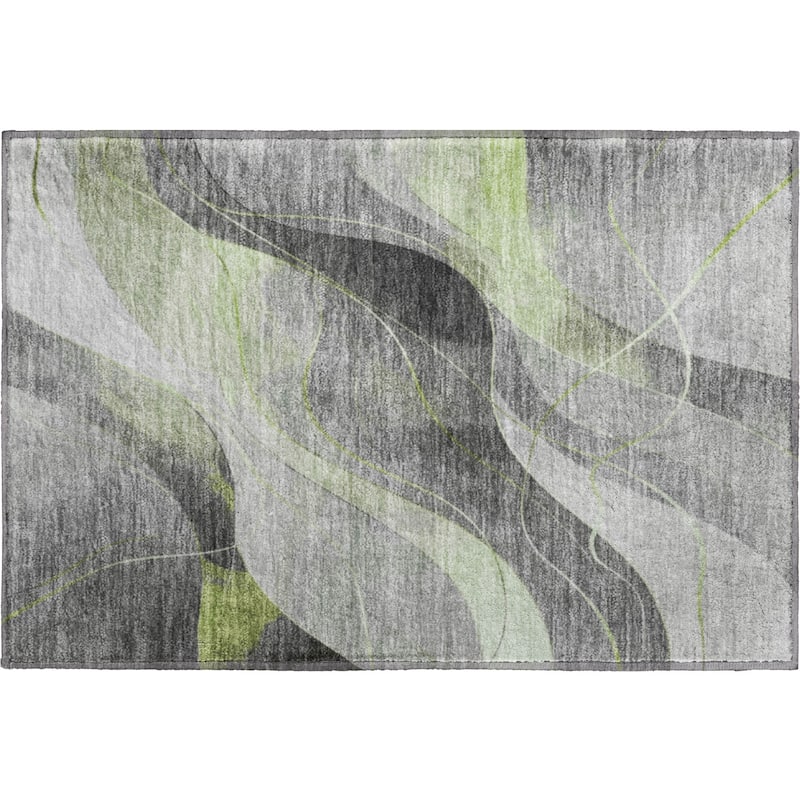 Premium Washable Super Soft Modern Waves Mayfield Rug