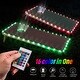 preview thumbnail 5 of 3, Black and Turquoise Striped Premium Cornhole Boards w Case & Lights