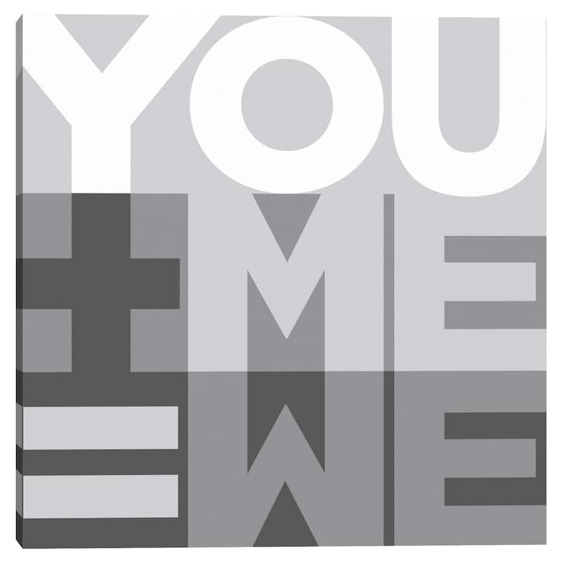 You Me We I by Parker Jones Canvas Art Print