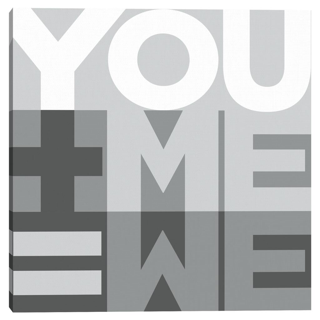You Me We I by Parker Jones Canvas Art Print