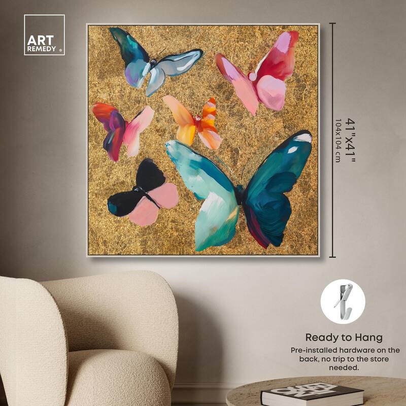 Spectrum of Wings Canvas by Art Remedy