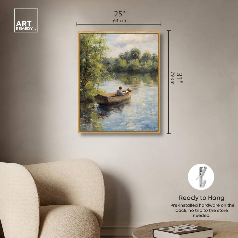 Lost in Thought Canvas by Art Remedy