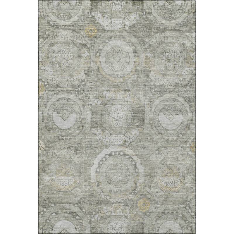 Premium Washable Super Soft Vintage Medallions Mayfield Rug
