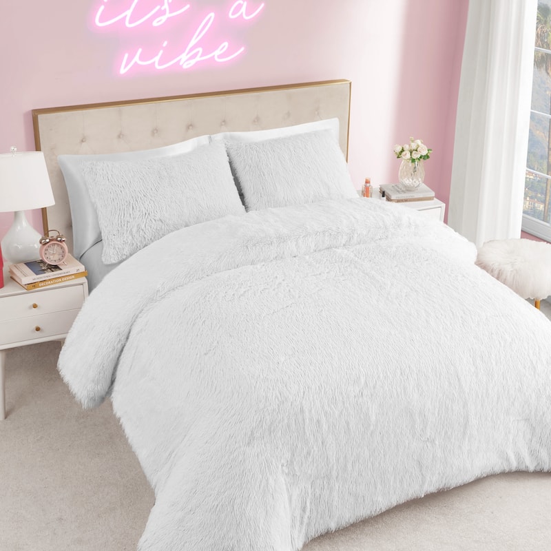Juicy Couture Shaggy Comforter Sets with Shams