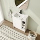 preview thumbnail 2 of 26, Jentoria 28" Bathroom Vanity with Sink, Mini FreeStanding Bathroom Vanity with Soft Close Door and Adjustable shelf White