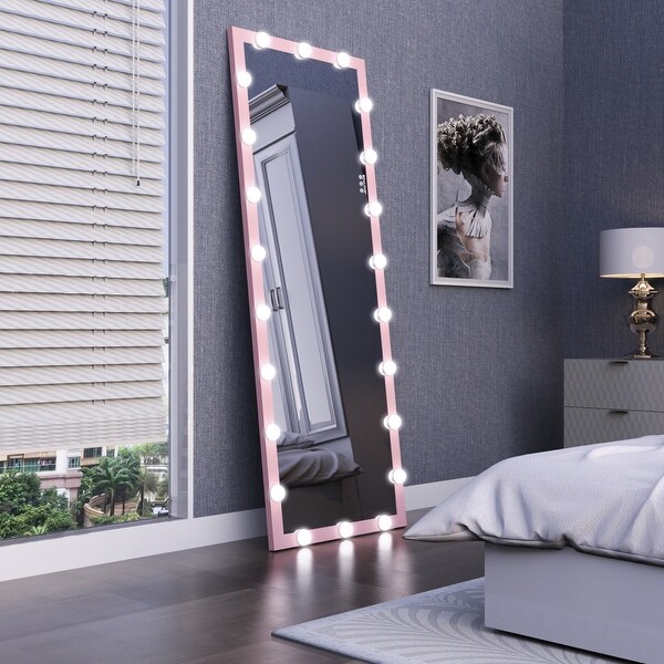 Full length wall mirror with lights clearance