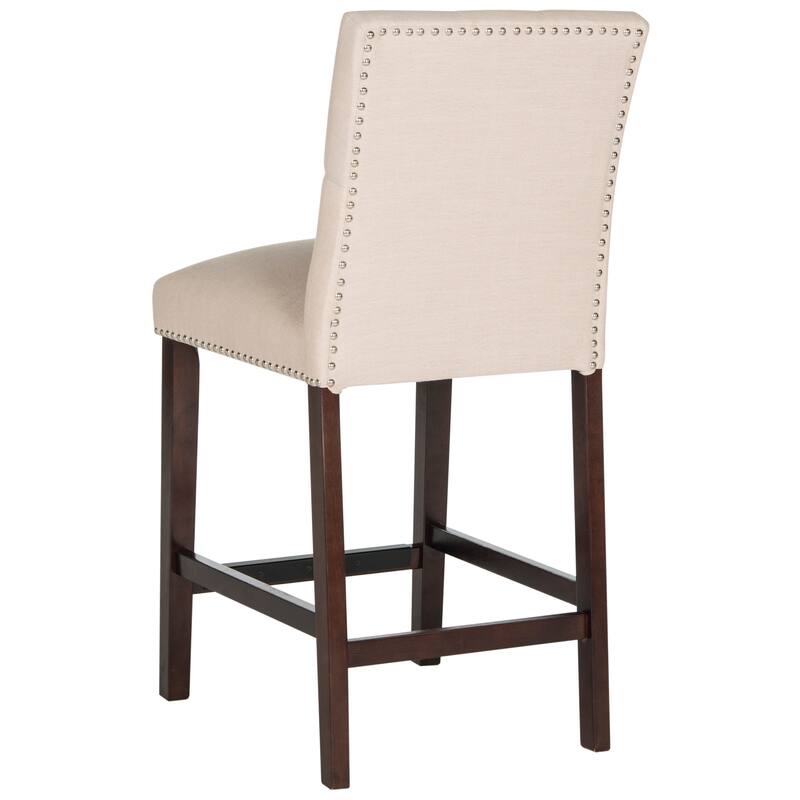 SAFAVIEH Lisel -27.5 Inch Counter Stool (Set of 2) - 19Wx23Dx40H