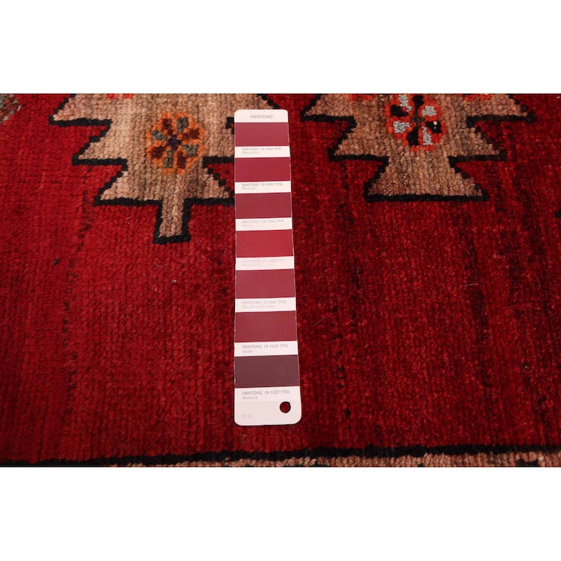 ECARPETGALLERY Hand-knotted Konya Anatolian Red Wool Rug - 6'3 x 13'11