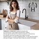 preview thumbnail 15 of 14, Highpoint Collection Reversible 30-inch Fireclay Farmsink Matte Dark Grey
