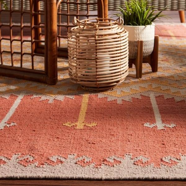 Sonoran Indoor Outdoor Geometric Area Rug Overstock 11110676