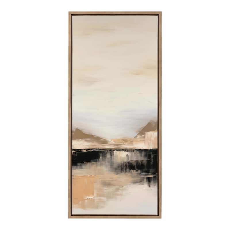 Kate and Laurel Sylvie Peaceful Landscape II Framed Canvas by Amy Lighthall