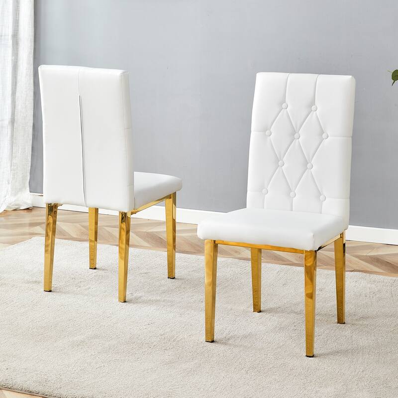 Elegant Armless Dining Chairs – Grid & Buckle Back Design, Blending Vintage Charm with Modern Sophistication‌