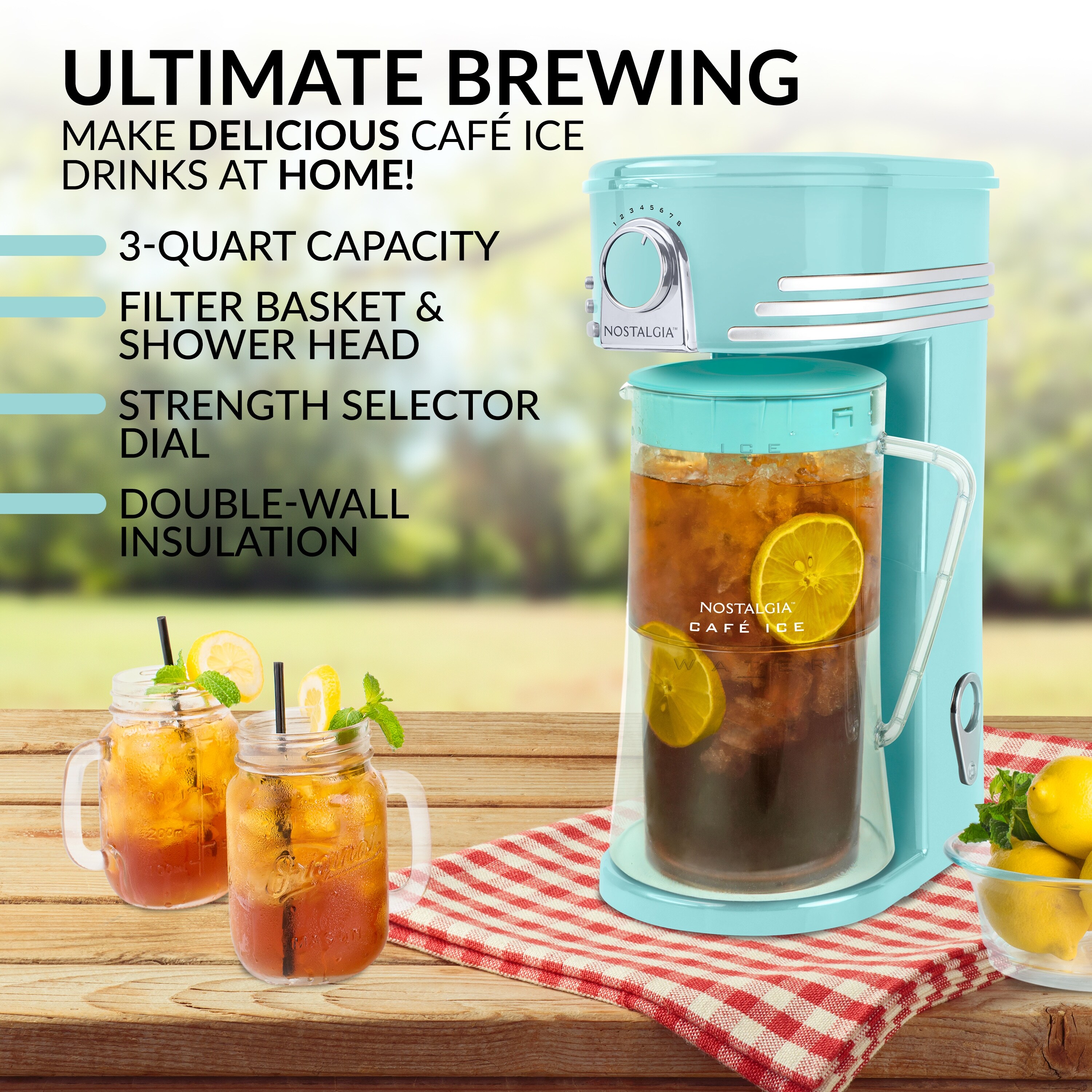 Nostalgia iced tea clearance maker
