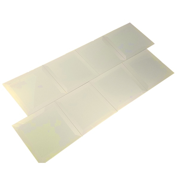 Miseno MT-WHSFEG0808-CE Frosted Elegance - 8" Square Wall Tile - Glossy Visual - Beige