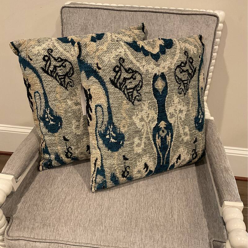 HERAT ORIENTAL Handmade Chenille Throw Pillow Set