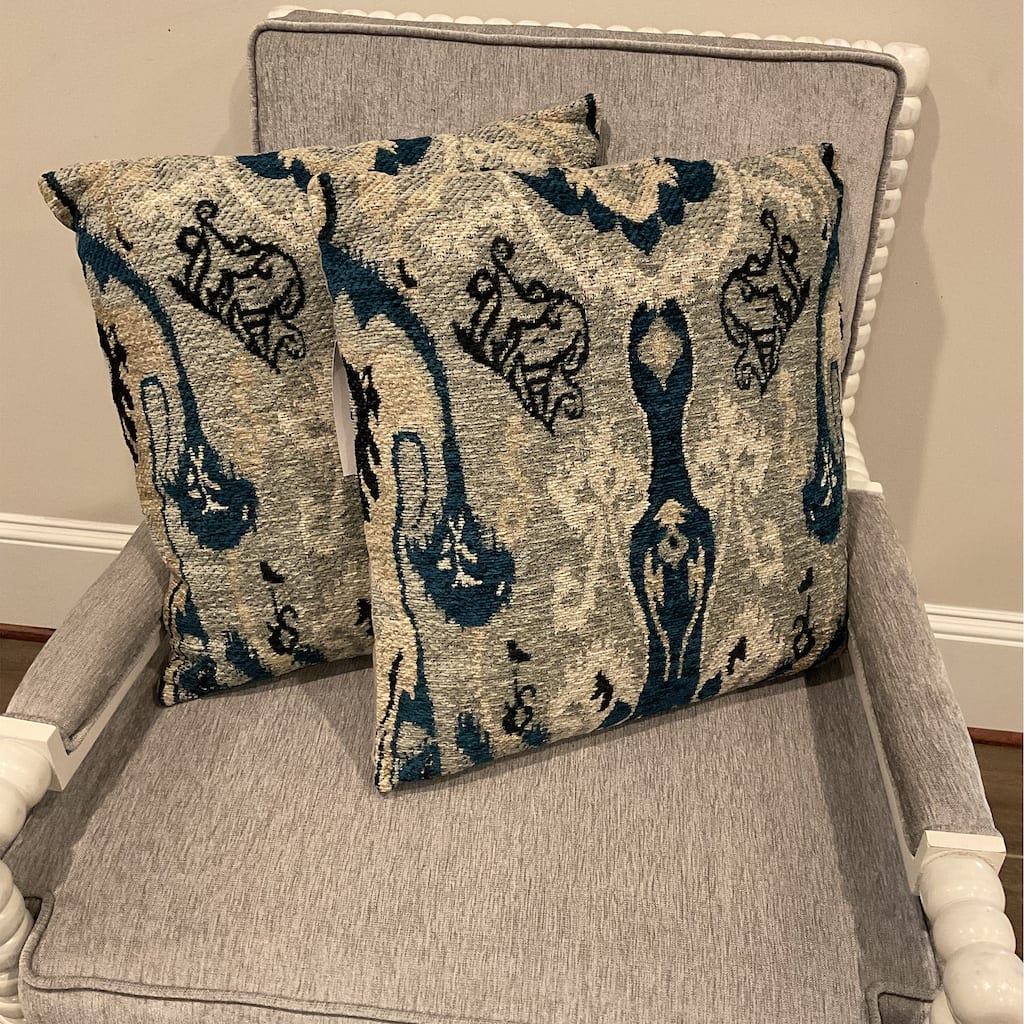 HERAT ORIENTAL Handmade Chenille Throw Pillow Set