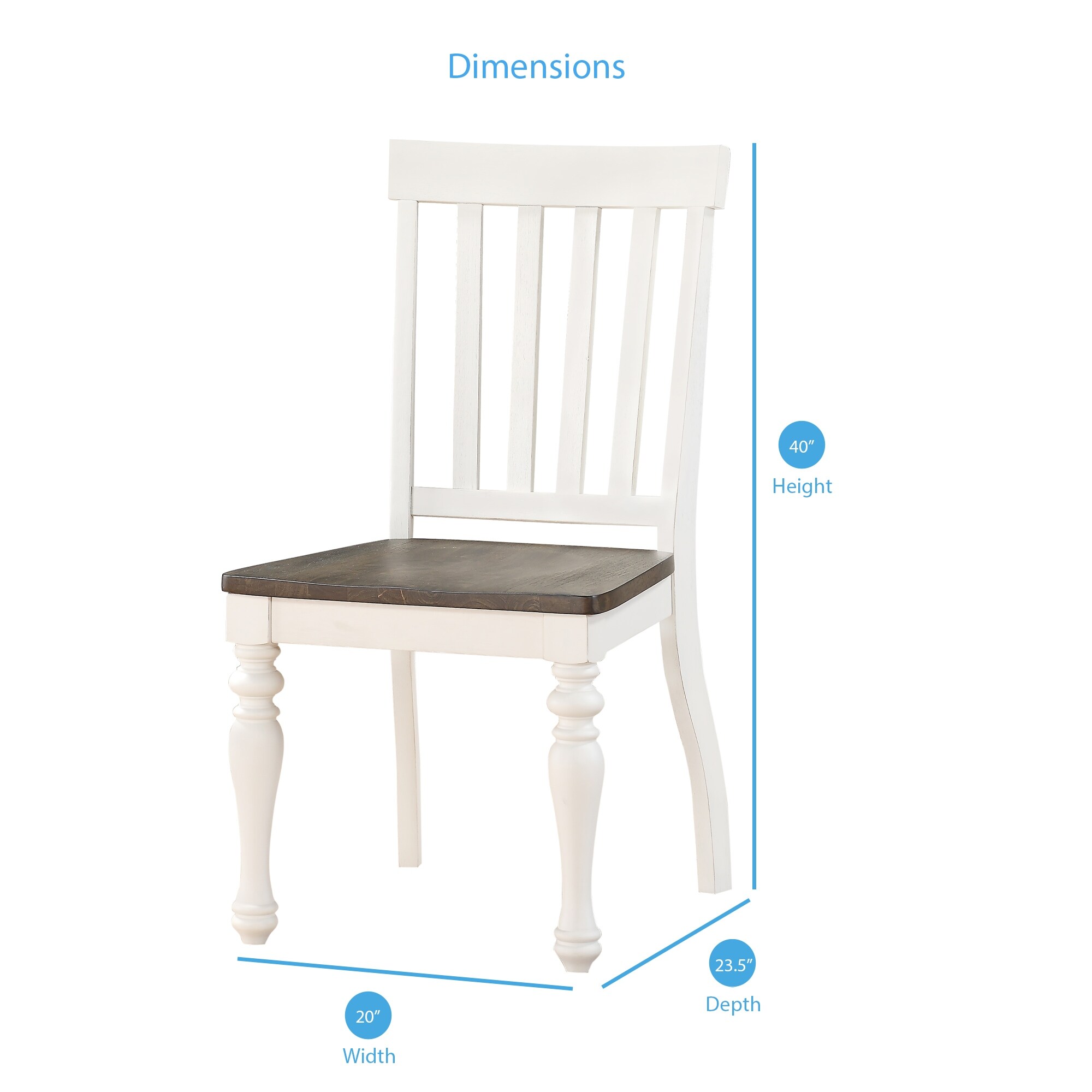 Jillian farmhouse dining set top