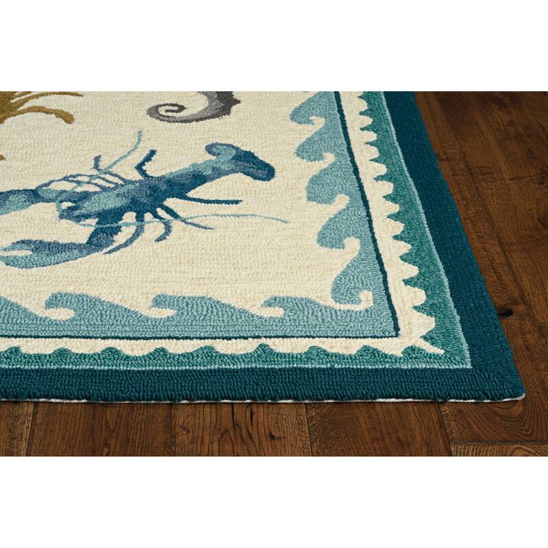 Stonely Sealife Handmade Rug by Havenside Home