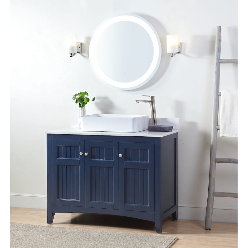 42" Causal Style vessel sink Triadsville Bathroom Sink Vanity Model