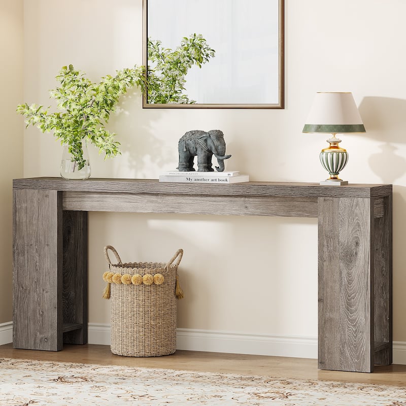 70.9" Long Console Sofa Table for Entryway Living Room - 11.81"D x 70.9"W x 33.5"H
