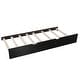 preview thumbnail 17 of 25, L-shaped Daybed Sets Twin Size Platform Bed w/Trundle, Drawers & Desk
