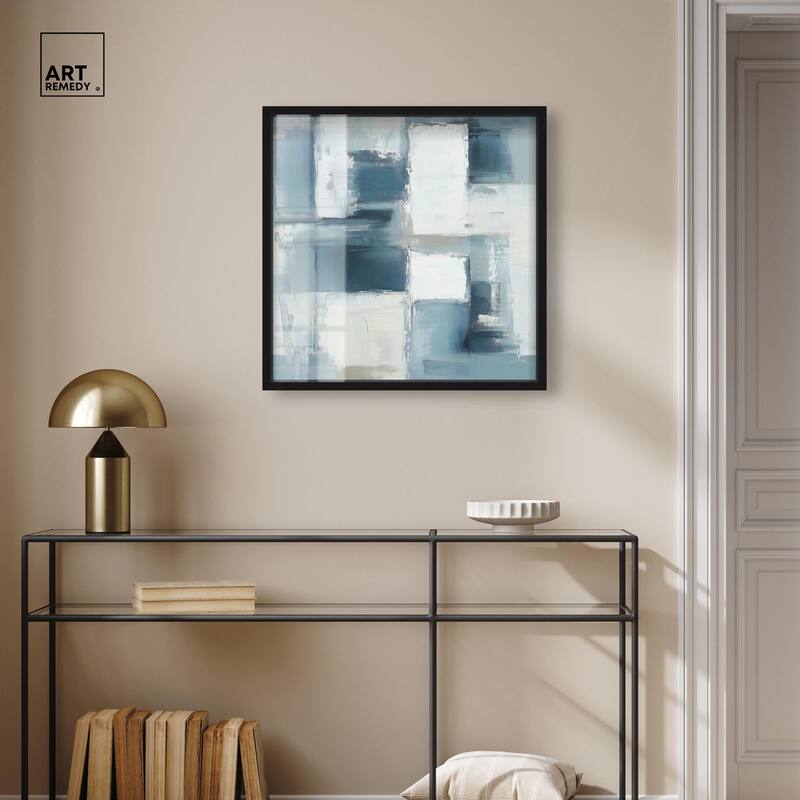 Deconstructed Blue I Shadowbox by Art Remedy