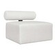 preview thumbnail 11 of 16, Uttermost Bolster Back White Armless Outdoor Sofa