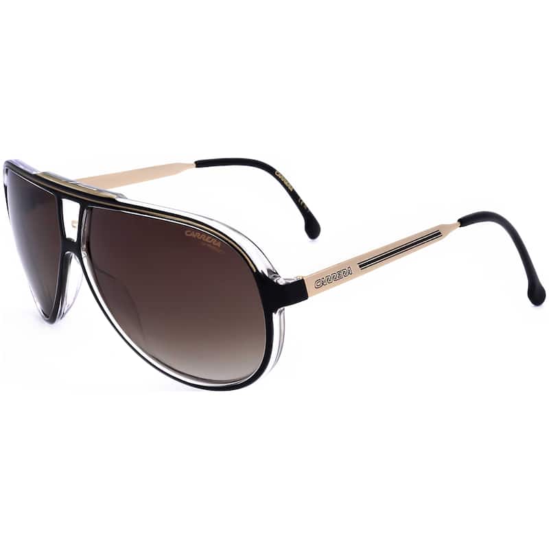 Carrera Men's 63mm Black Gold Sunglasses CA1050-S-2M2-HA