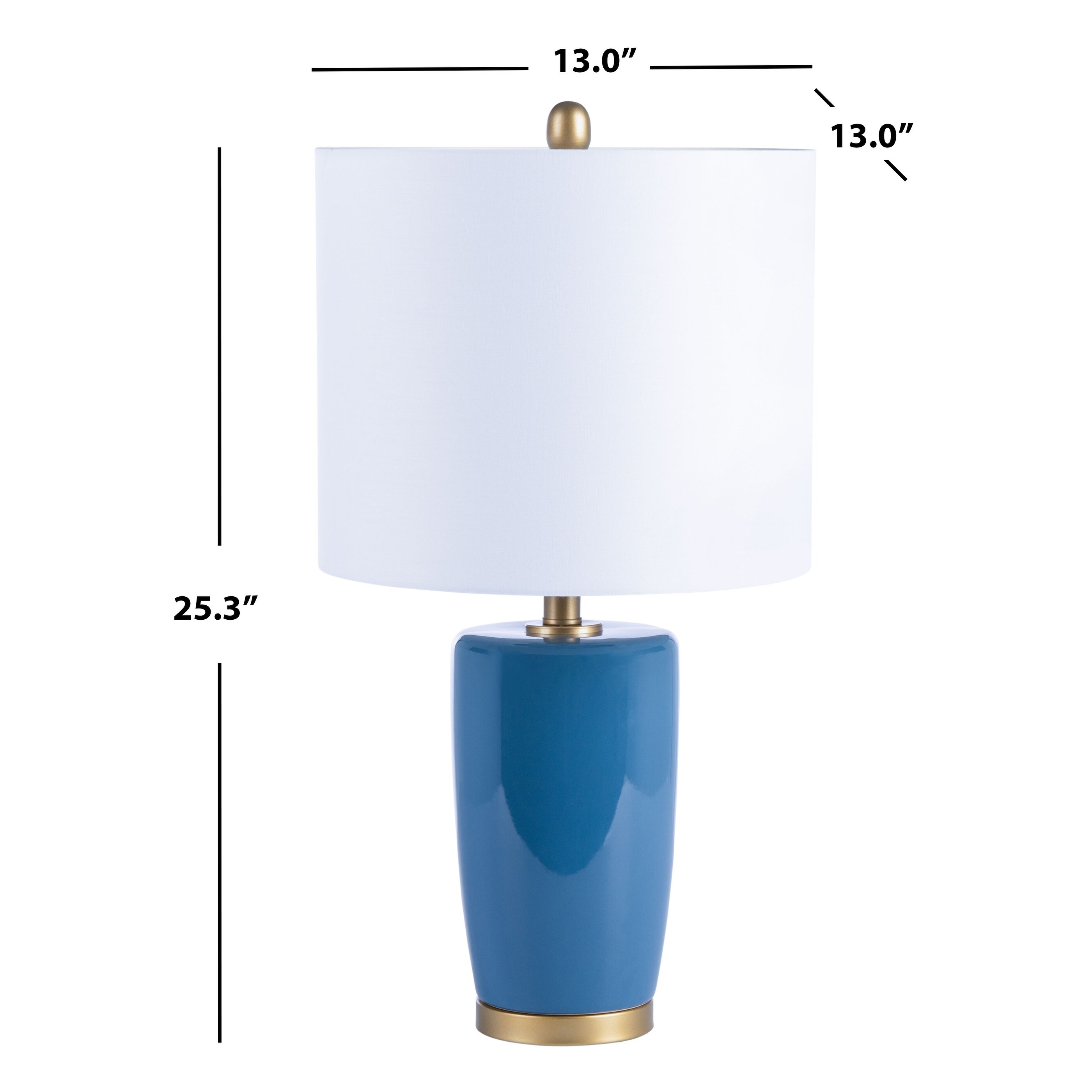 SAFAVIEH Lighting Landren 27-inch Ceramic LED Table Lamp (Set of 2) 12