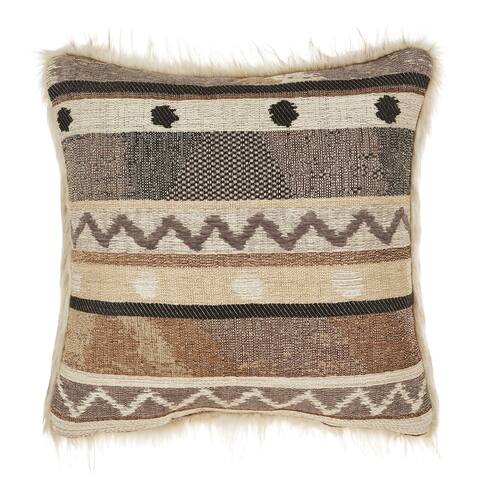 Five Queens Court Tatum 18 Inch Square Decorative Throw Pillow