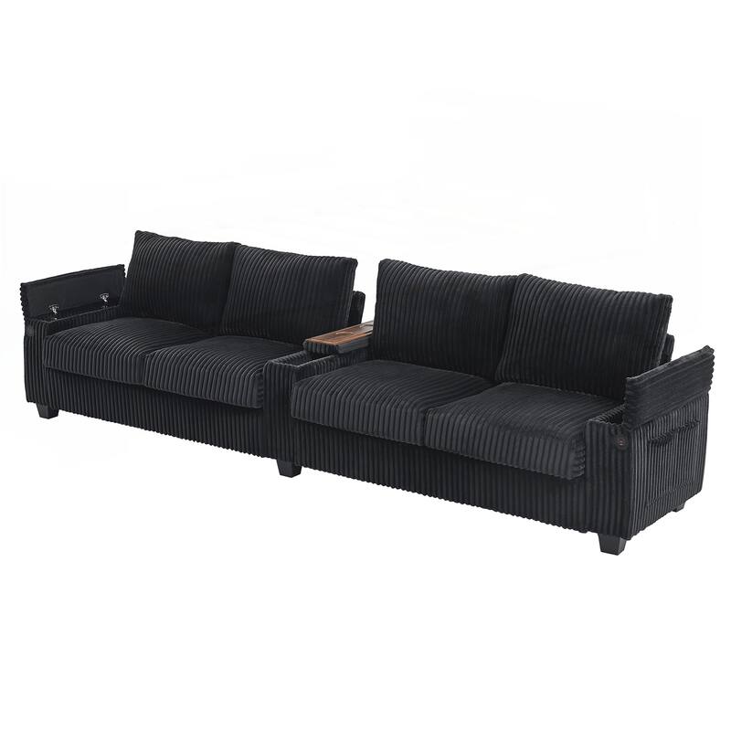 133inch 4-seater Corduroy Sofa Couch
