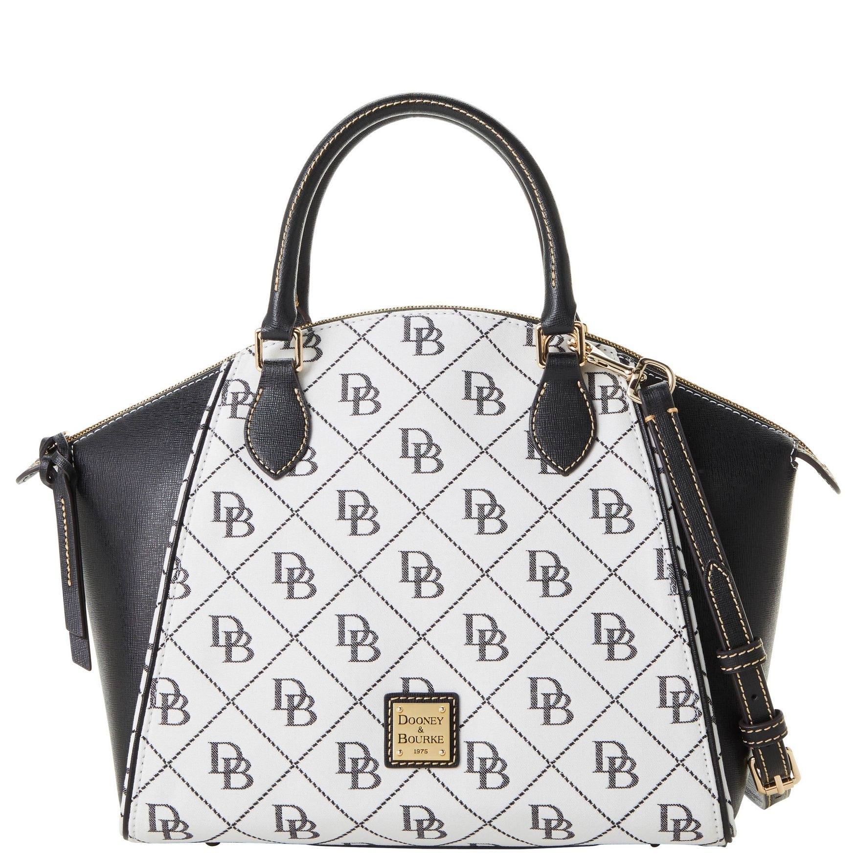 dooney and bourke quilted satchel