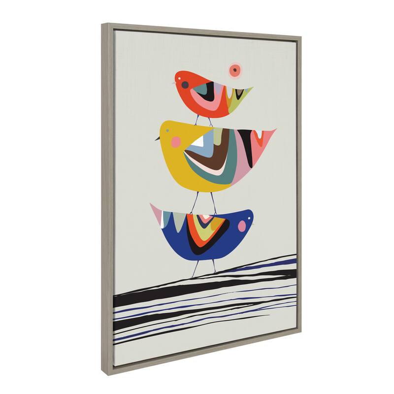Kate and Laurel Sylvie The Family Tree Framed Canvas By Rachel Lee