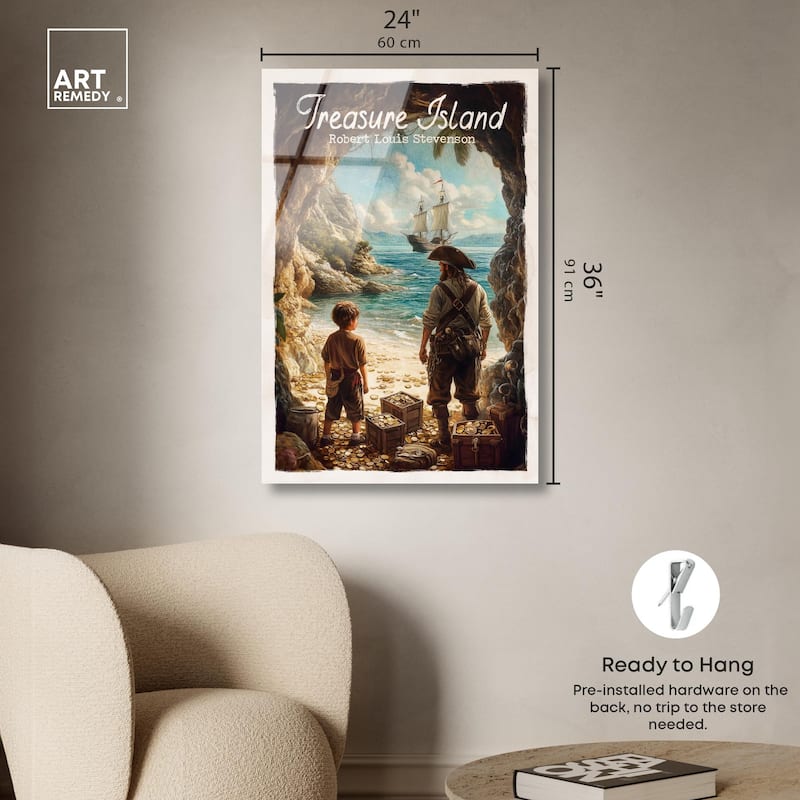 Treasure Island Classic Acrylic by Art Remedy, Ready to Hang