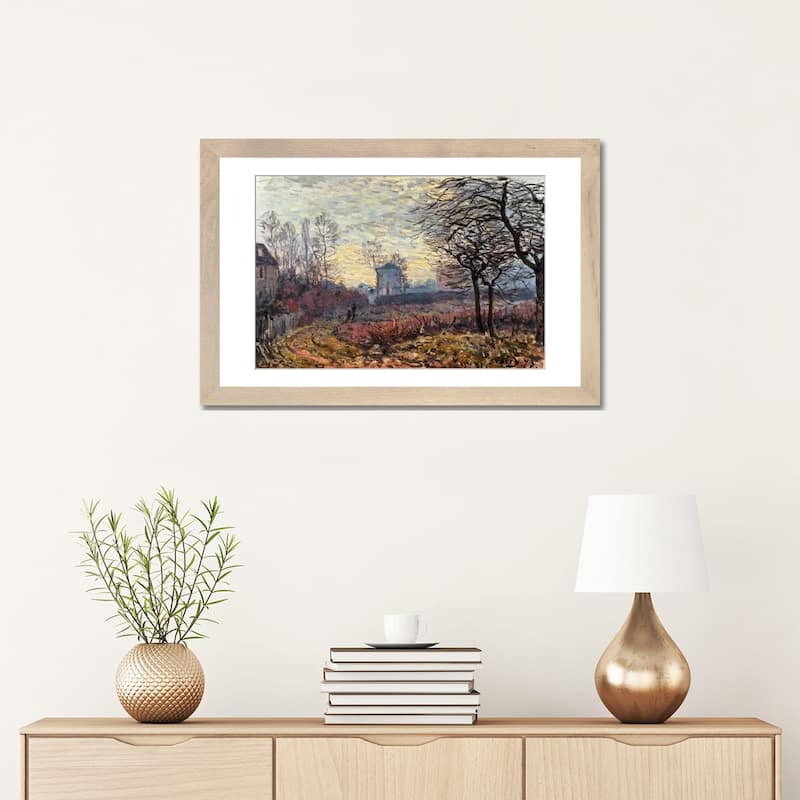 iCanvas "Landscape near Louveciennes, 1873" by Alfred Sisley