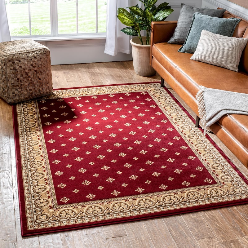 Well Woven Barclay Hudson Terrace Fleur De Lis Traditional Area Rug