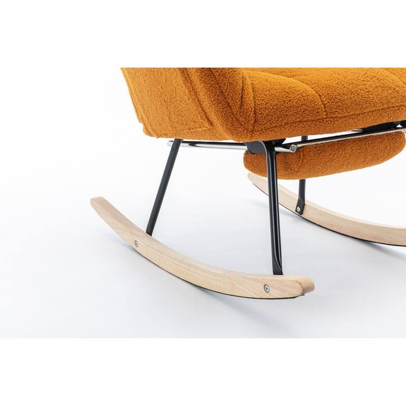 Teddy Rocking Chair with Adjustable Footrest