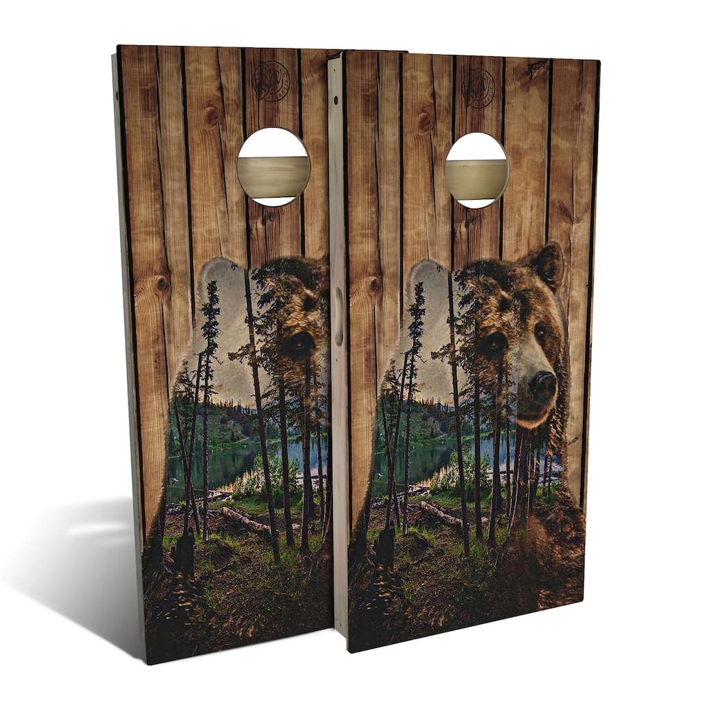 Bear Mountain Outdoor Cornhole Board Set