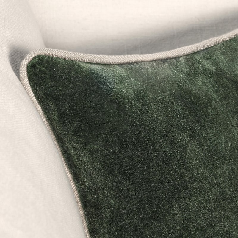 Villa by Classic Home Harriet Velvet Throw Pillow