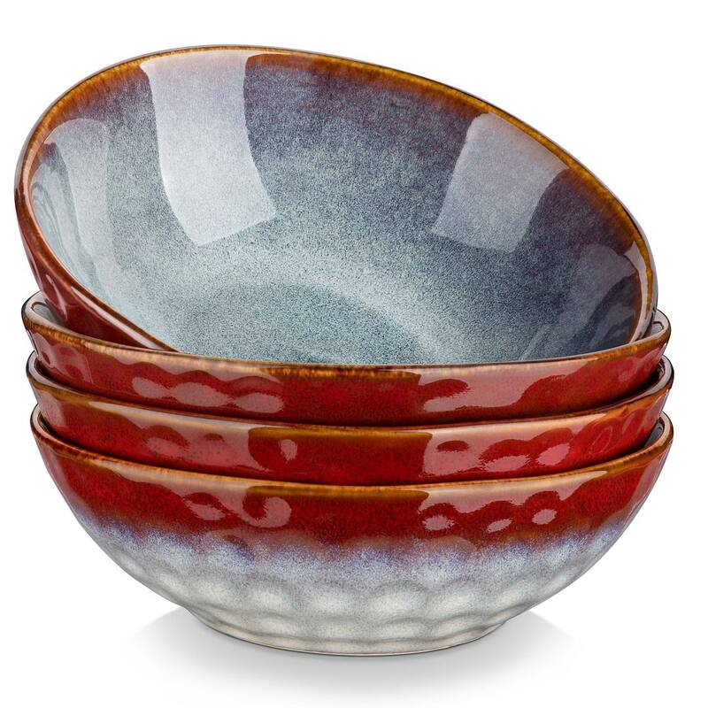 vancasso Starry Stoneware 4-Piece 24 Oz Cereal Bowl - round