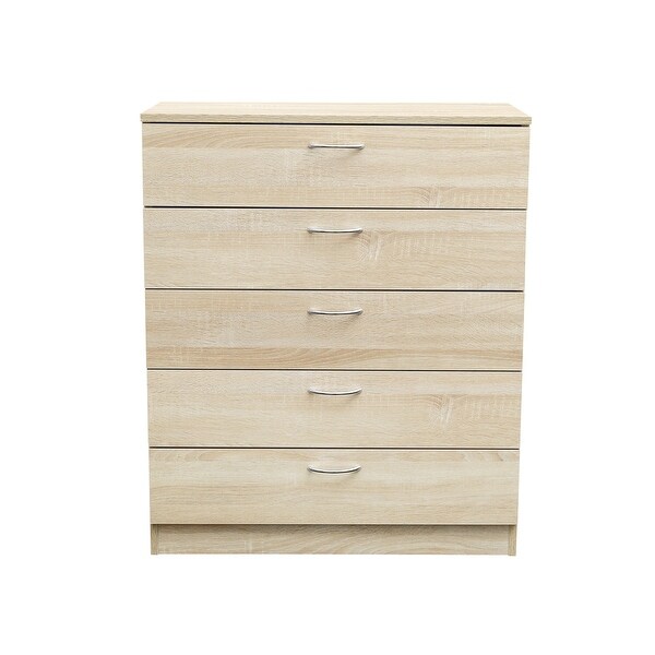 Jorixy 5 Drawer Dresser with Handles. Opens flyout.