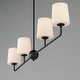 preview thumbnail 4 of 8, Maxim 12097SW Bristol 4 Light 48" Wide Linear Chandelier