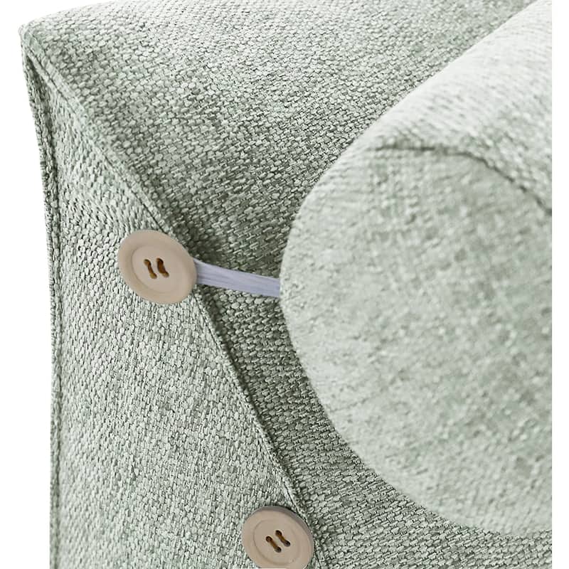 WOWMAX Bed Rest Wedge Reading Pillow Headboard Back Support Cushion