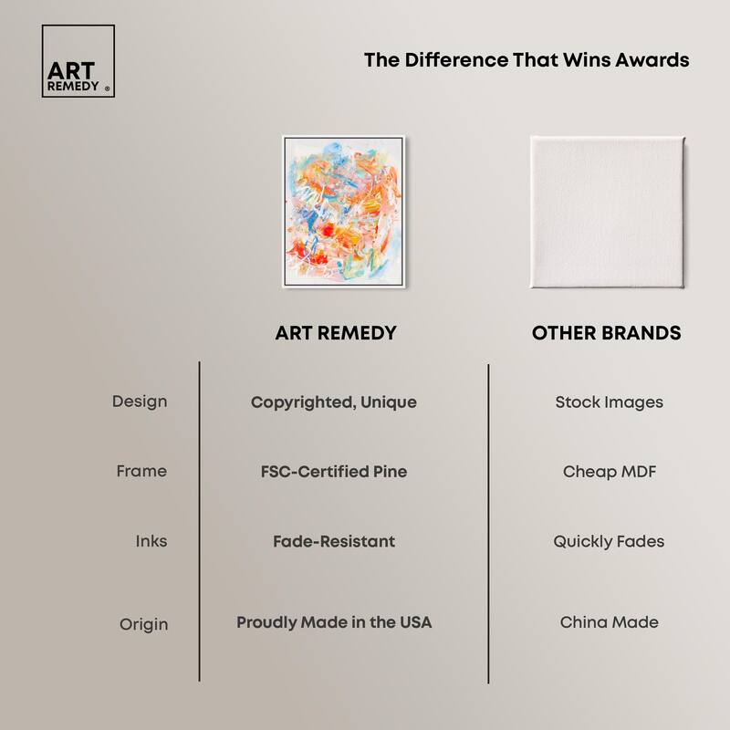 Swirling Hues I Canvas by Art Remedy