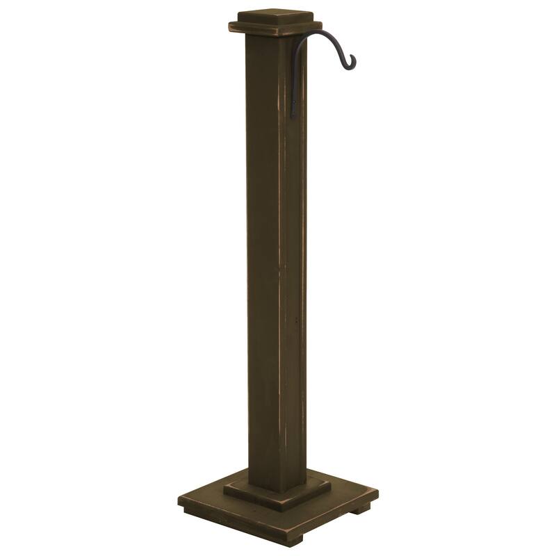 Farmhouse Lantern Holder - Olive Green