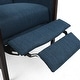 preview thumbnail 18 of 63, Veatch Contemporary Upholstered Pushback Recliner by Christopher Knight Home