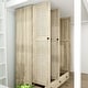 preview thumbnail 16 of 72, Rattan-Accented Wardrobe - Spacious Clothing Organizer with Style