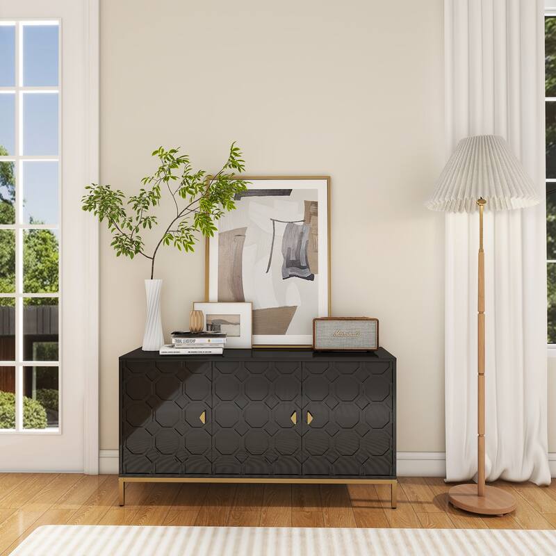 3 Door Accent Cabinet
