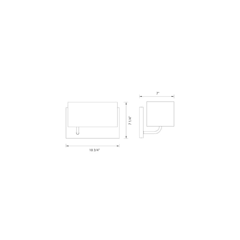 Midtown 1 Light Wall Sconce - 10.75