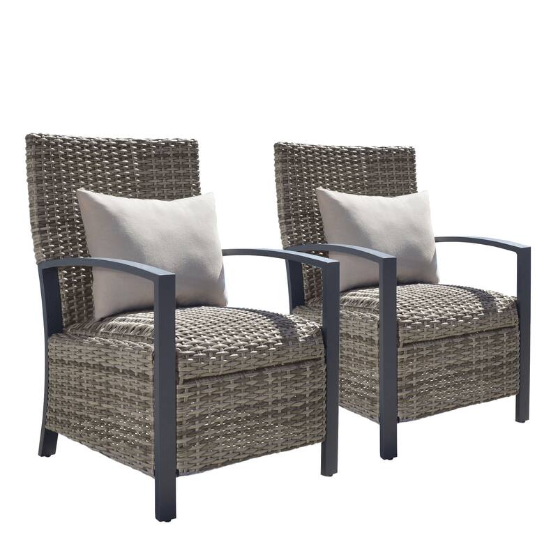 Abbyson Memphis Dining Armchair With Cushion (2-Pack)